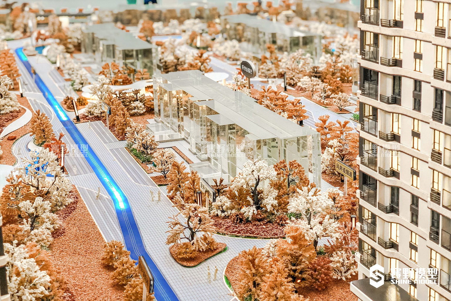 成都模型企业制作港龙美的未来映住宅模型